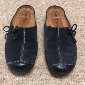 Navy size 7.5 Naturalizer slip on shoes